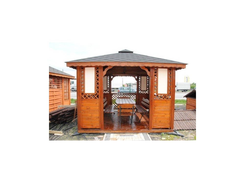 Rectangular gazebo P1b 3 x 3 m 9m2