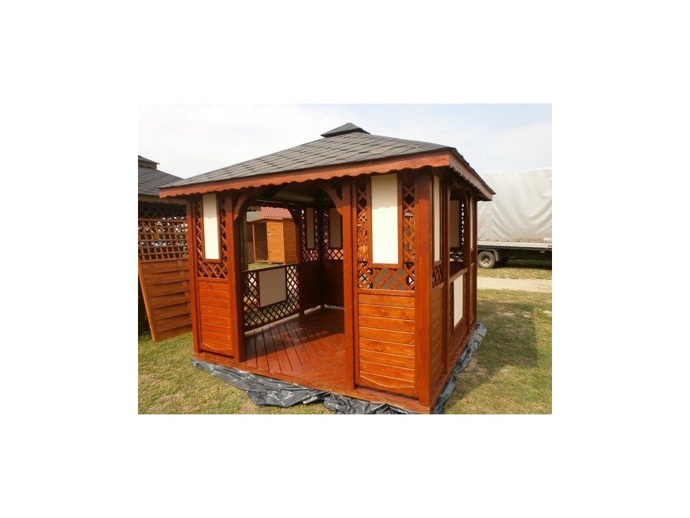 Rectangular gazebo P1b 3 x 3 m 9m2