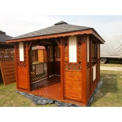 Rechteckiger Pavillon P1b 4 x 3 m 12 m2