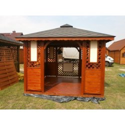 Rectangular gazebo P1b 4 x 4 m 16 m2