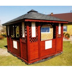 Rectangular gazebo P1c 4 x 3 m 12 m2