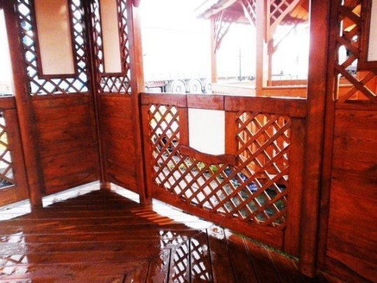 Rechteckiger Pavillon P1d 3 x 3 m 9m2