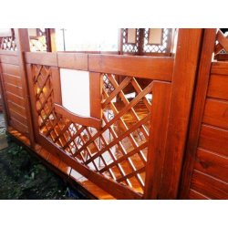 Rechteckiger Pavillon P1d 4 x 4 m 16 m2