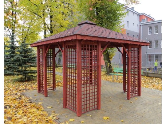 Rectangular gazebo P2 3 x 3 m 9 m2
