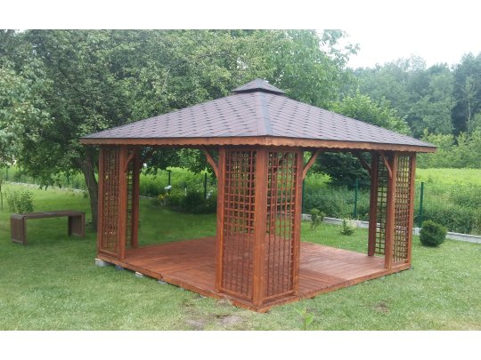 Rectangular gazebo P2 3 x 3 m 9 m2