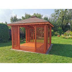 Rechteckiger Pavillon P2 3 x 3 m 9 m2