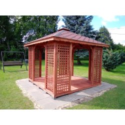 Rectangular gazebo P2 3 x 3 m 9 m2