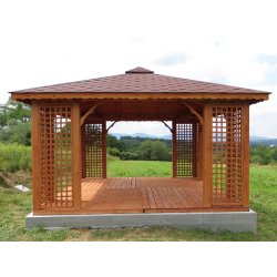 Rechteckiger Pavillon P2 4 x 3 m 12 m2