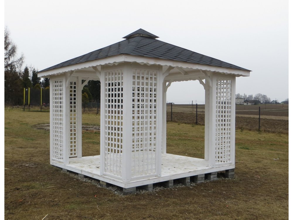 Rechteckiger Pavillon P2 4 x 3 m 12 m2