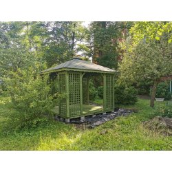 Rechteckiger Pavillon P2 4 x 4 m 16 m2