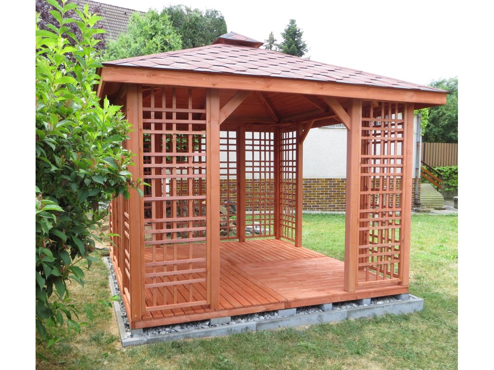 Rectangular gazebo P2a 3 x 3 m 9m2