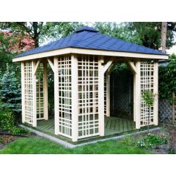 Rechteckiger Pavillon P2a 3 x 3 m 9m2