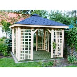 Rechteckiger Pavillon P2a 3 x 3 m 9m2