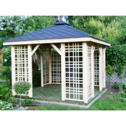 Rechteckiger Pavillon P2a 3 x 3 m 9m2
