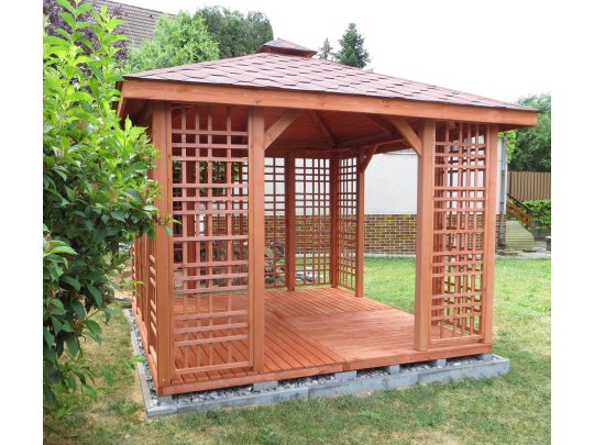 Rectangular gazebo P2a 4 x 4 m 16 m2