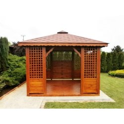 P3 rechteckiger Pavillon 3 x 3 m 9 m2