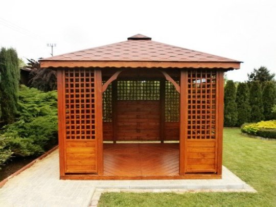 P3 rechteckiger Pavillon 3 x 3 m 9 m2