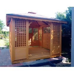 P3 rechteckiger Pavillon 3 x 3 m 9 m2