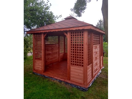 P3 rechteckiger Pavillon 3 x 3 m 9 m2