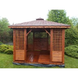 P3 rectangular gazebo 4 x 4 m 16 m2