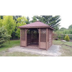 P3 rectangular gazebo 4 x 4 m 16 m2