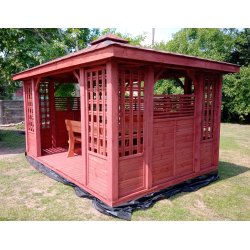 P3 rectangular gazebo 4 x 4 m 16 m2