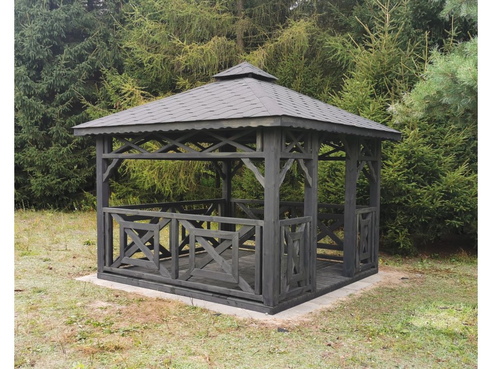 P4 rechteckiger Pavillon 3 x 3 m 9 m2