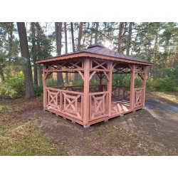 P4 rechteckiger Pavillon 3 x 3 m 9 m2