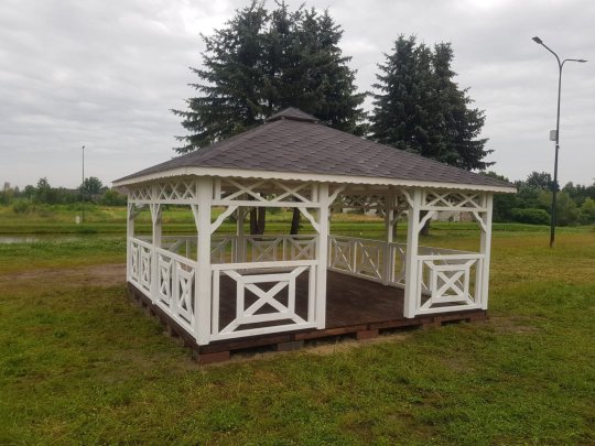 P4 rectangular gazebo 4 x 4 m 16 m2