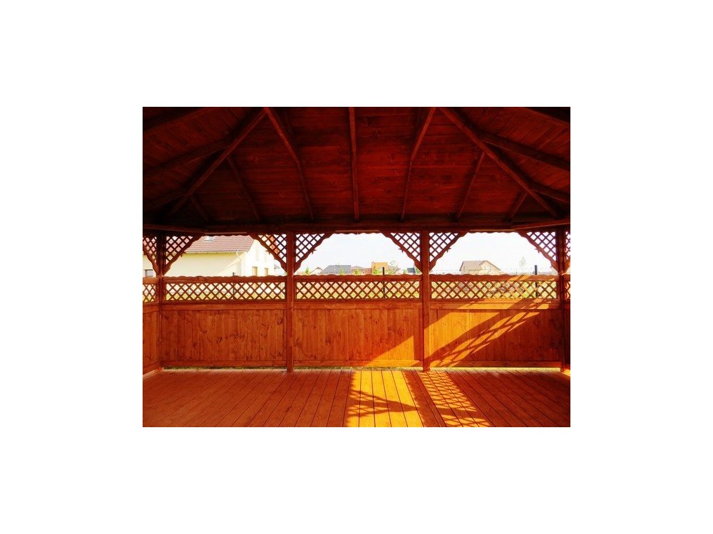 Rechteckiger Pavillon P5 3 x 3m 9m2