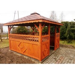 Rechteckiger Pavillon P5 4 x 3 m 12 m2