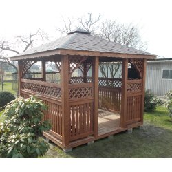 Rectangular gazebo P5 4 x 3 m 12 m2