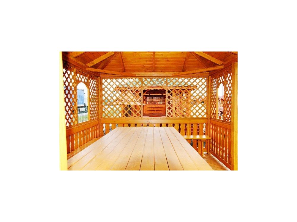 Rectangular gazebo P7 3 x 3 m 9 m2