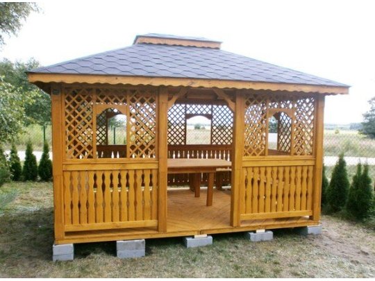Rectangular gazebo P7 3 x 3 m 9 m2