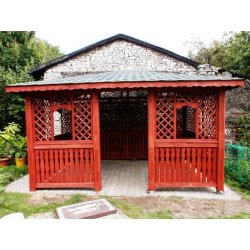 Rectangular gazebo P7 3 x 3 m 9 m2