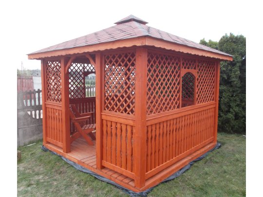 Rectangular gazebo P7 3 x 3 m 9 m2