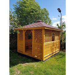 Rectangular gazebo P7 3 x 3 m 9 m2