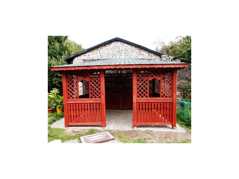 Rectangular gazebo P7 4 x 3 m 12 m2