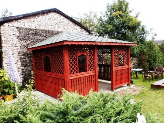 Rechteckiger Pavillon P7 4 x 3 m 12 m2