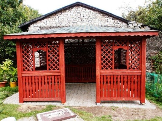 Rectangular gazebo P7 4 x 4 m 16 m2