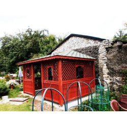 Rectangular gazebo P7 4 x 4 m 16 m2