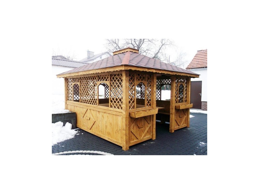 Rectangular gazebo P7a 3 x 3 m 9m2