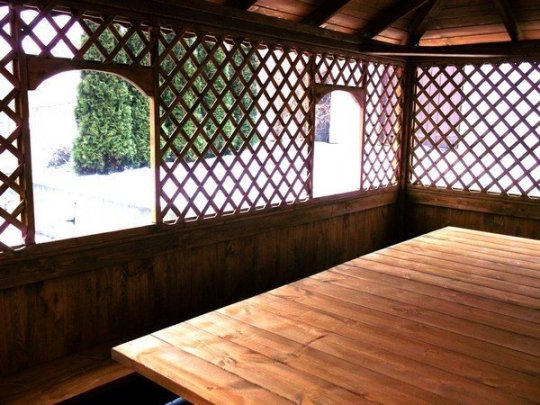 Rechteckiger Pavillon P7a 3 x 3 m 9m2