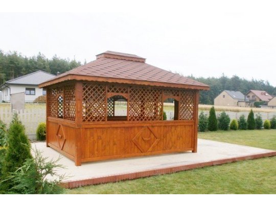 Rectangular gazebo P7a 3 x 3 m 9m2