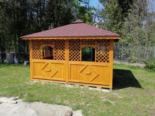 Rectangular gazebo P7a 3 x 3 m 9m2
