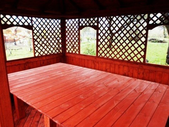 Rechteckiger Pavillon P7a 4 x 3 m 12 m2