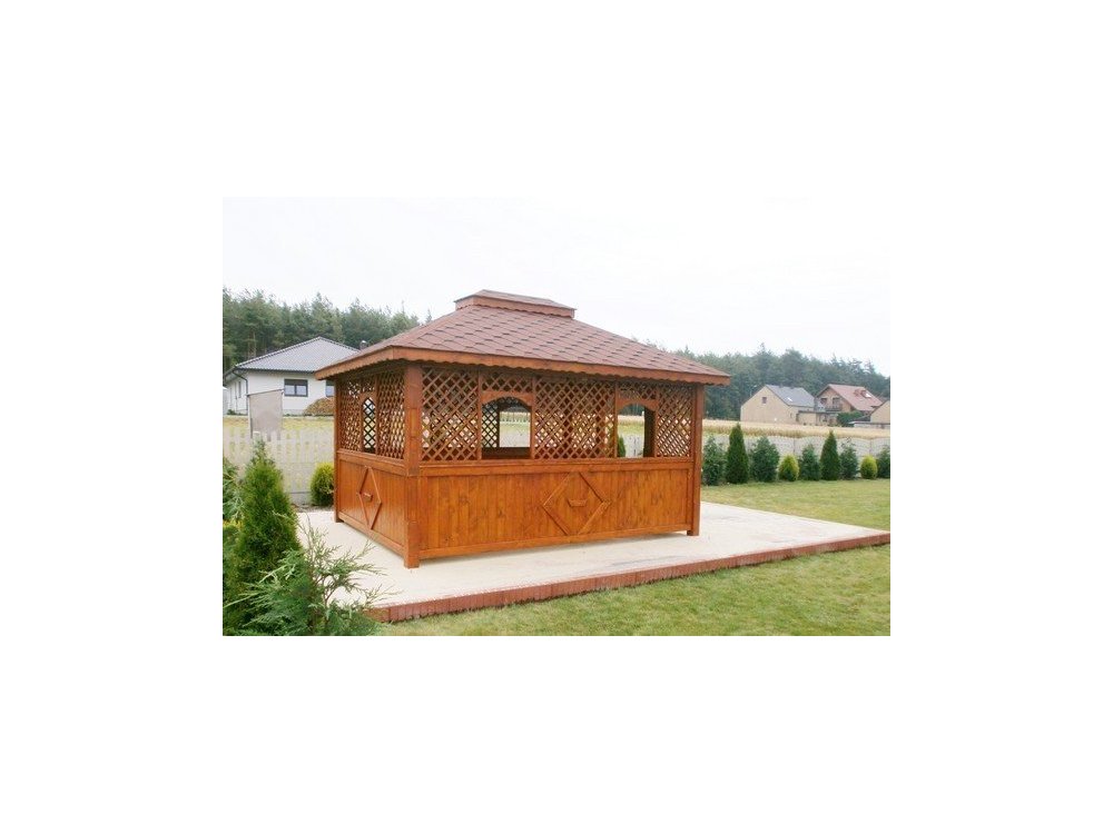 Rectangular gazebo P7a 4 x 3 m 12 m2