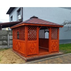 Rectangular gazebo P7a 4 x 3 m 12 m2