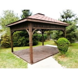 Rechteckiger Pavillon P8 3 x 3 m 9 m2