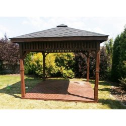 Rechteckiger Pavillon P8 3 x 3 m 9 m2